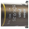 The exceptionally good value for money Nikon CFI Plan 10x Objective