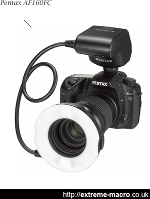 The best Pentax macro flash by a mile, the Pentax AF160FC ringflash